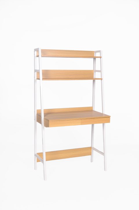 radni stol s policama